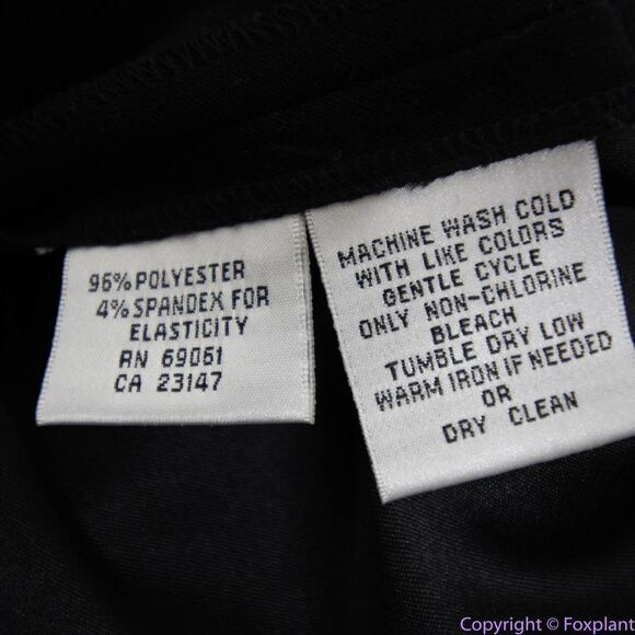 Talbots black sleeveless pockets maxi dress with button detail side slits, PL - Picture 16 of 16